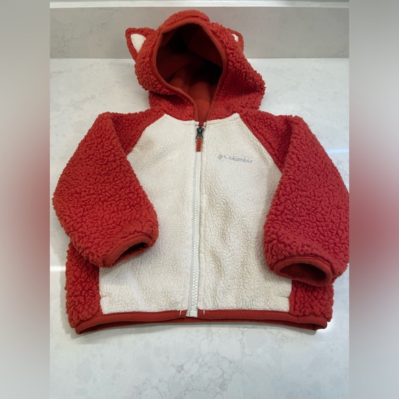 Columbia Infant Fox Zip Up Fleece Sweater Size 12-18 Months - Picture 2 of 11